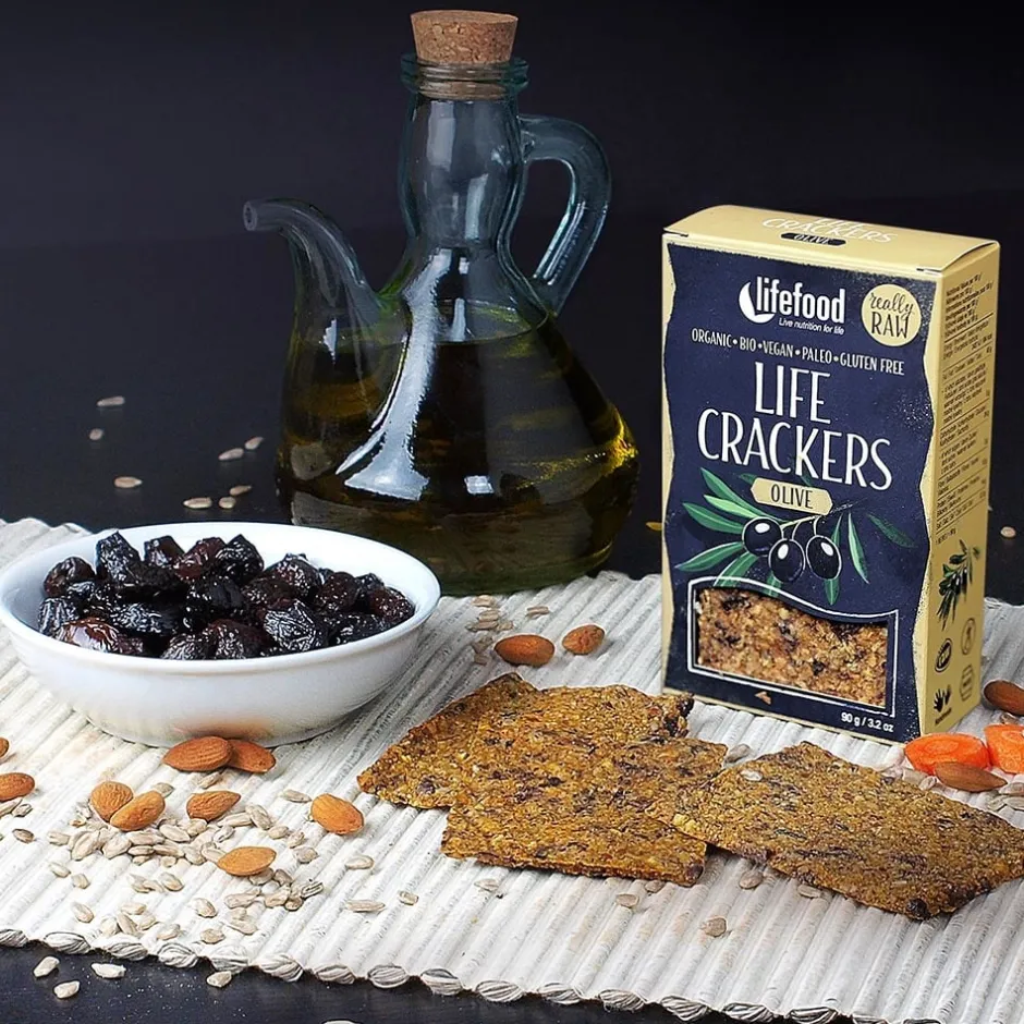 Crackers En Wafels*Crackers Olijf - 90g - BIO