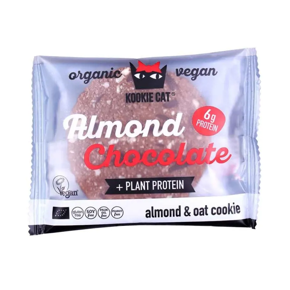 Kookie Cat Spieren | Koekjes*Dark Chocolate Proteine Koek - 50g - BIO