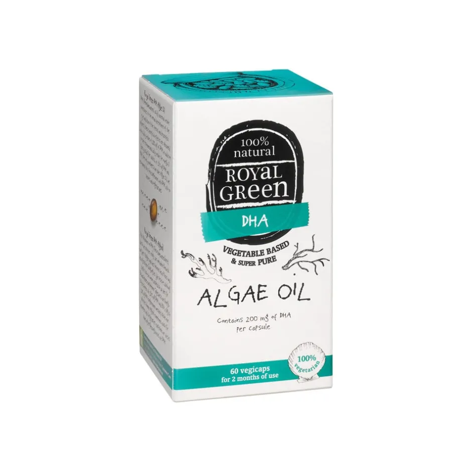 Royal Green Ogen | Hart & Bloedvaten*DHA Algenolie - 60 vegicaps