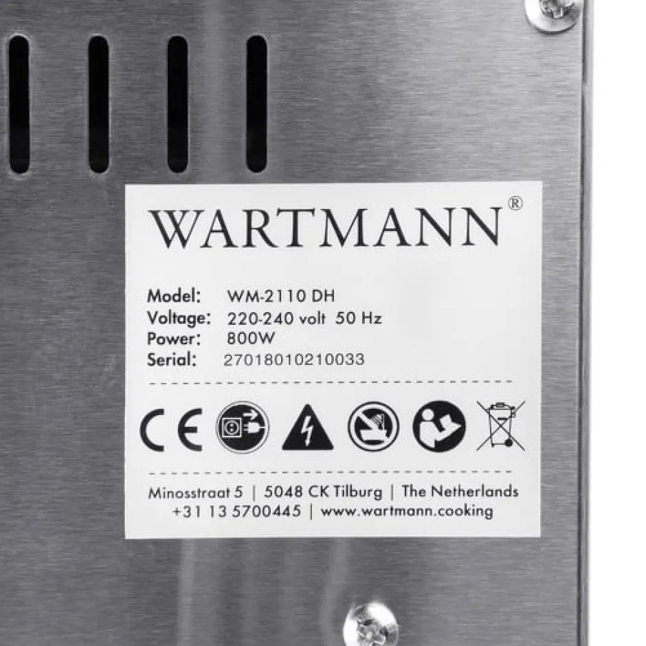 Wartmann Droogoven*Droogoven - 10 laden - WM-2110 DH - RVS