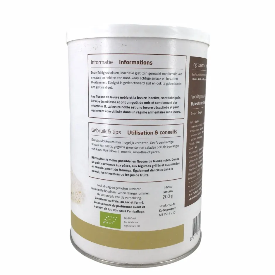 Mattisson Edelgist | Paleo Aip*Edelgistvlokken - 200g - BIO