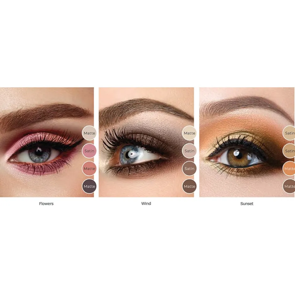 INIKA Ogen/Oogschaduw*Eyeshadow Quad - Wind - 5g - BIO