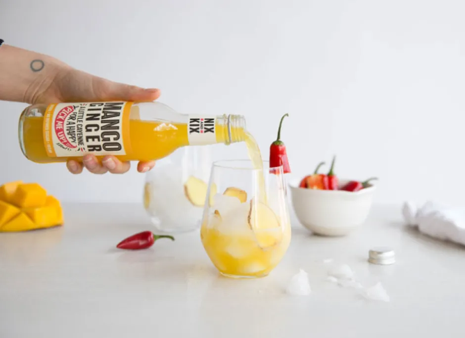 Nix & Kix Sap & Frisdranken*Frisdrank Mango-Ginger - 250ml
