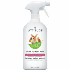 ATTITUDE Schoonmaakproducten*Fruit en Groente Reiniger - Spray - 800ml