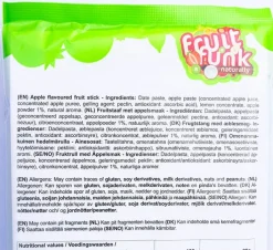 Fruitfunk Repen | Snoepjes*Fruit sticks XXL Appel - (5st) 100g