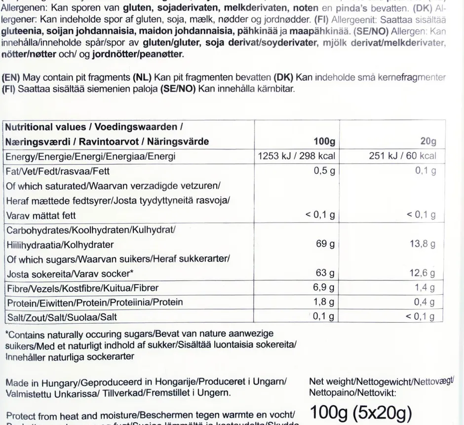 Fruitfunk Repen | Snoepjes*Fruit sticks XXL Appel - (5st) 100g