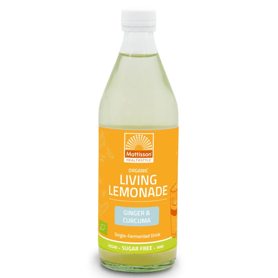 Mattisson Darmen | Sap & Frisdranken*Gefermenteerde Frisdrank Gember en Kurkuma - 500ml - BIO