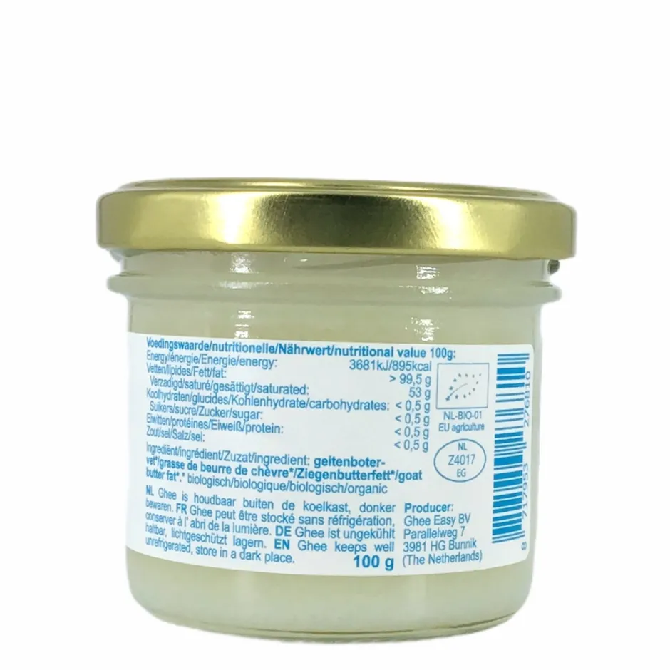 Ghee-Easy Overige Oliën | Ghee*Ghee Geitenboter - BIO