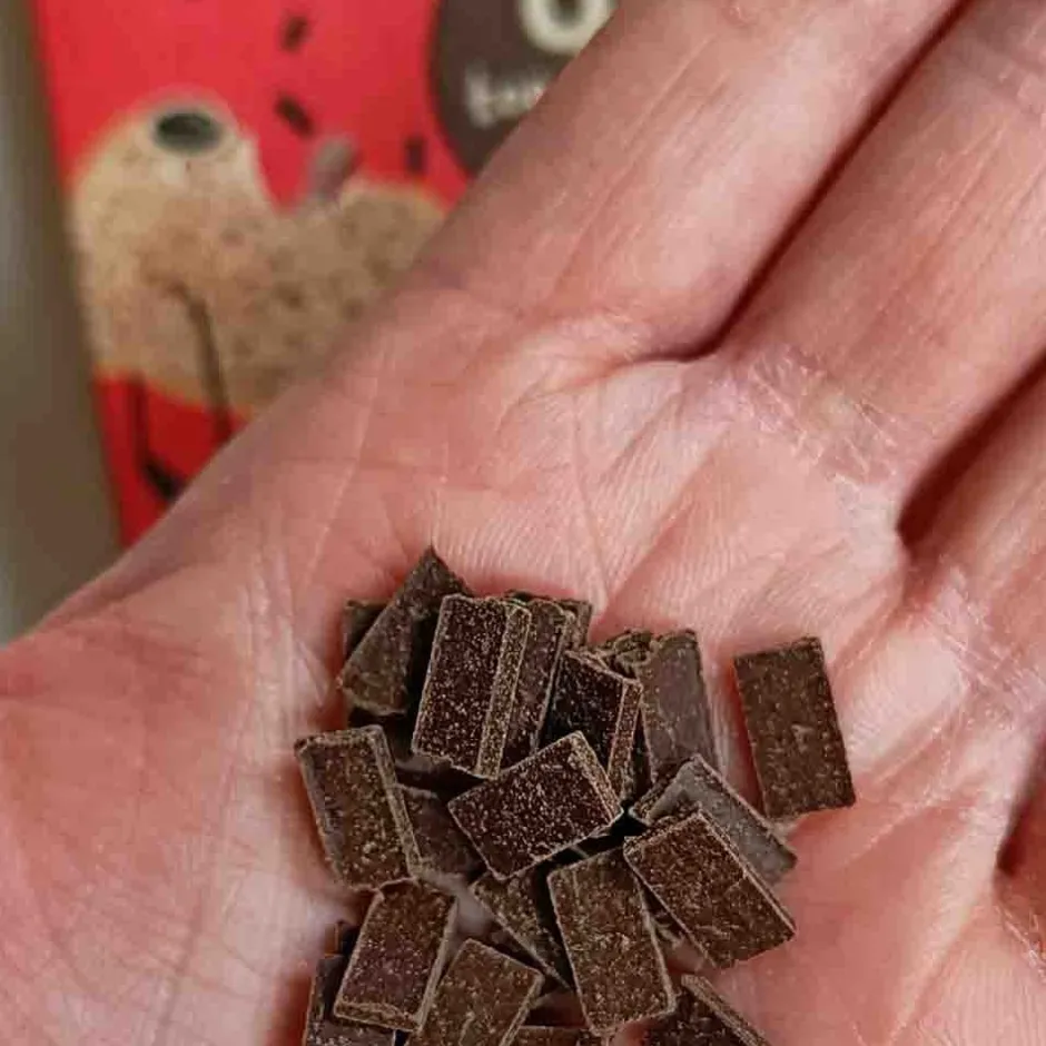 No Sugar Daddies Hagelslag Zonder Suiker | Chocolade*Hagelslag Chunks - Extra Puur - 180g - BIO