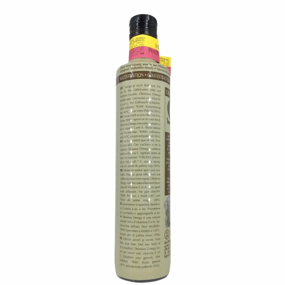 Amanprana Visolie / Omega 3 / Levertraan | Okinawaolie*Happy Perilla Special Okinawa Olie - 500ml - BIO