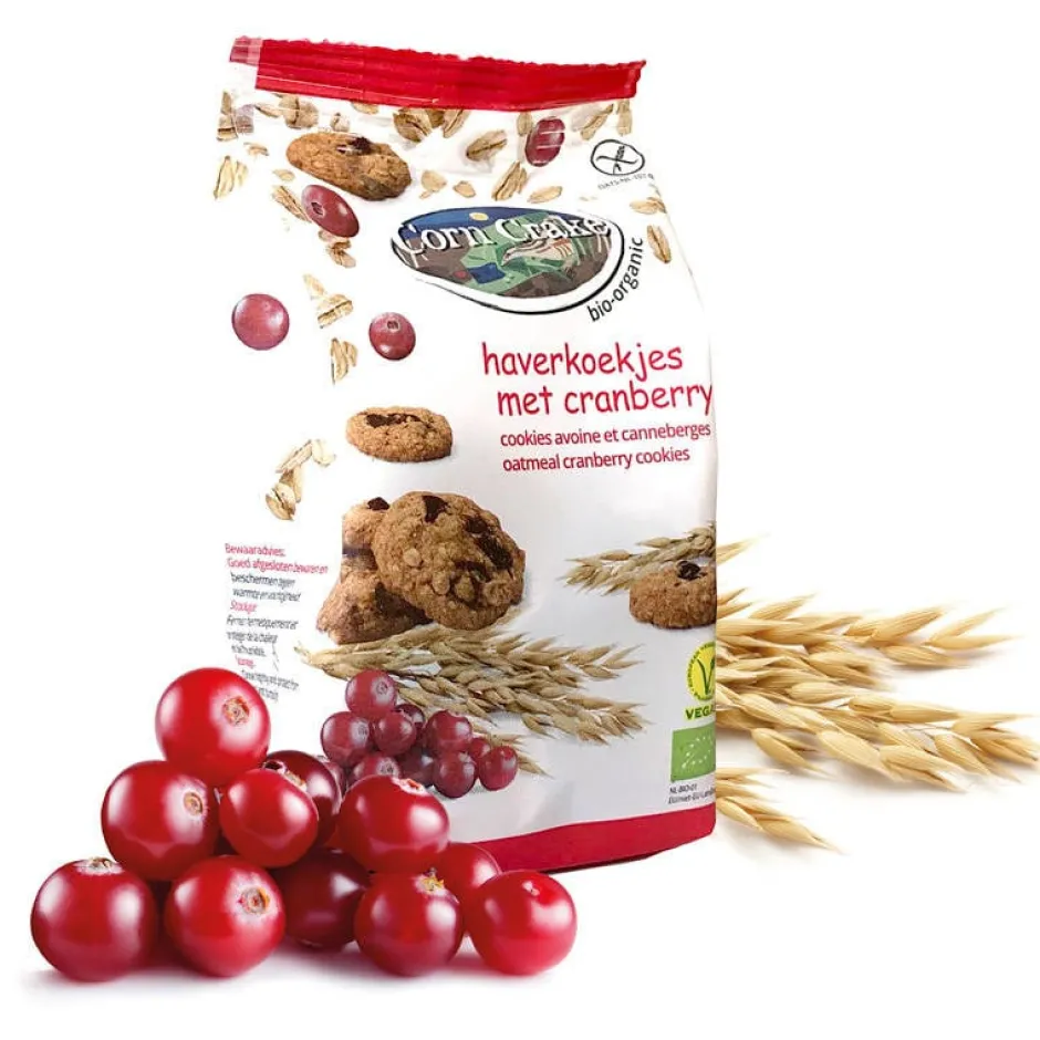 Corn Crake Koekjes*Haverkoekjes met Cranberry - 150g - BIO
