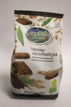 Corn Crake Koekjes*Haverkoekjes met Hennep-Cacao - 150g - BIO