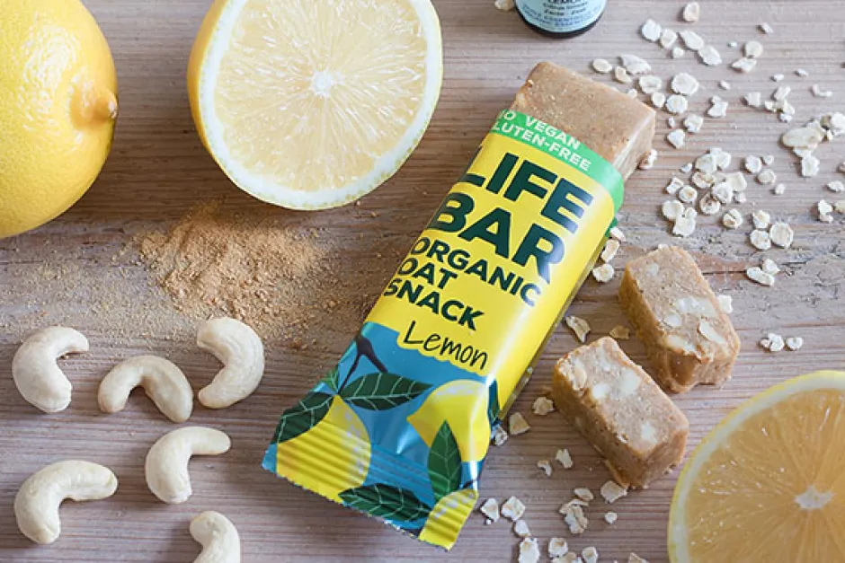 Lifefood Repen | Energierepen*Haverreep Citroen - 40g - BIO