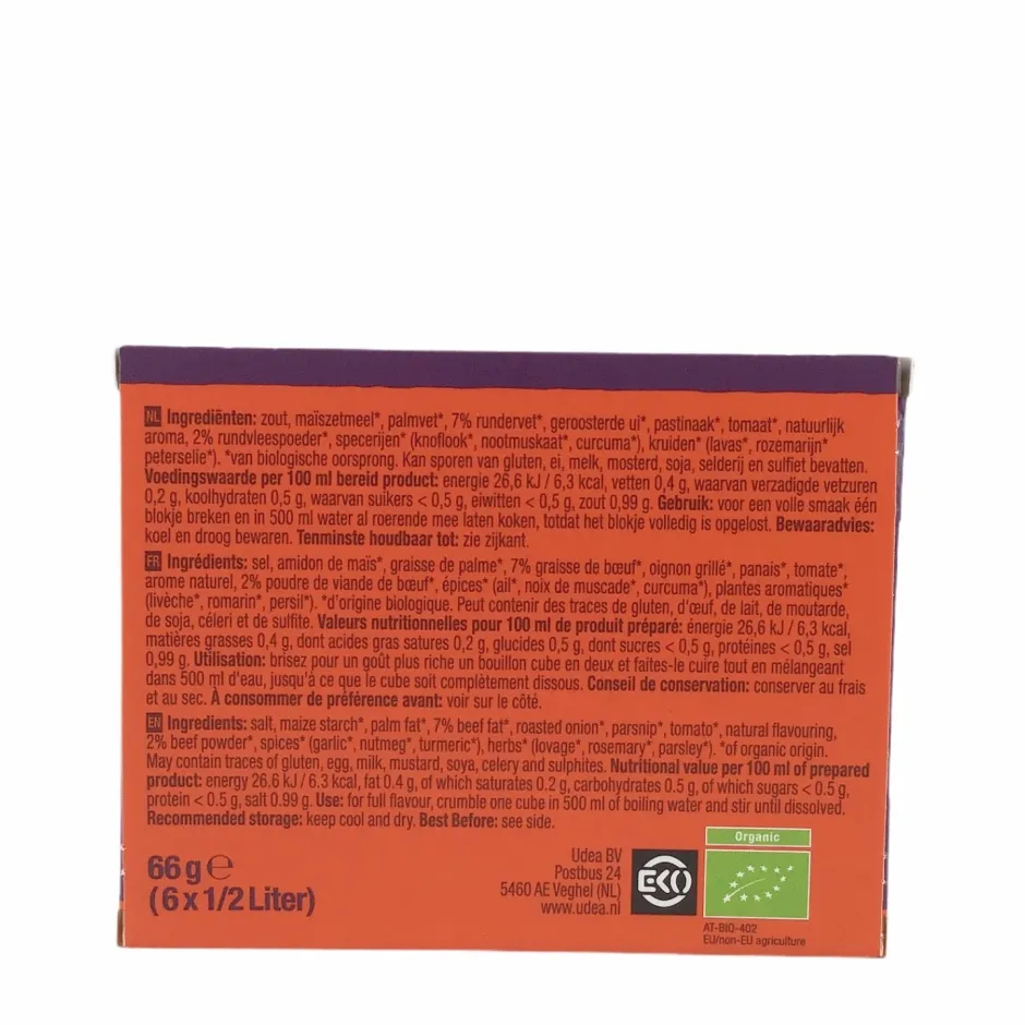 Your Organic Nature Soepen | Bouillon*Heldere runderbouillonblokjes zonder gist-BIO