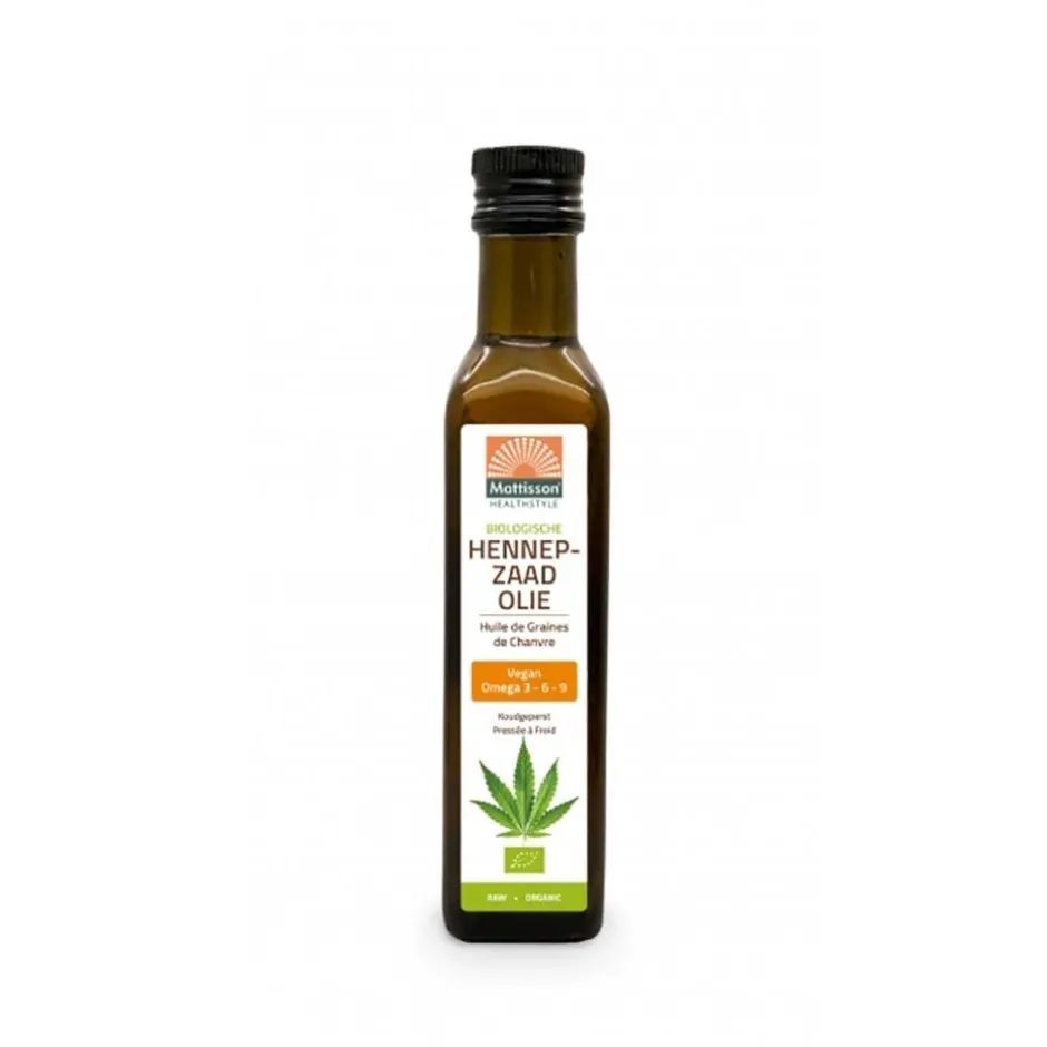 Mattisson Overige Oliën*Hennepzaad Olie - Koudgeperst 250ml - BIO