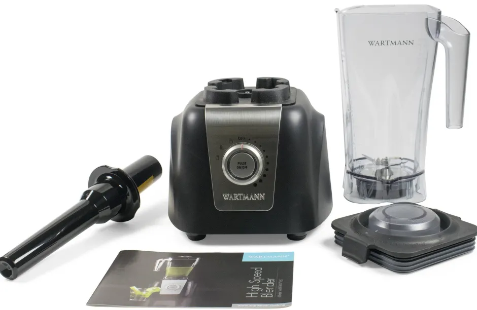 Wartmann Blenders*High-Speed Blender WM-1807 HS - Zwart