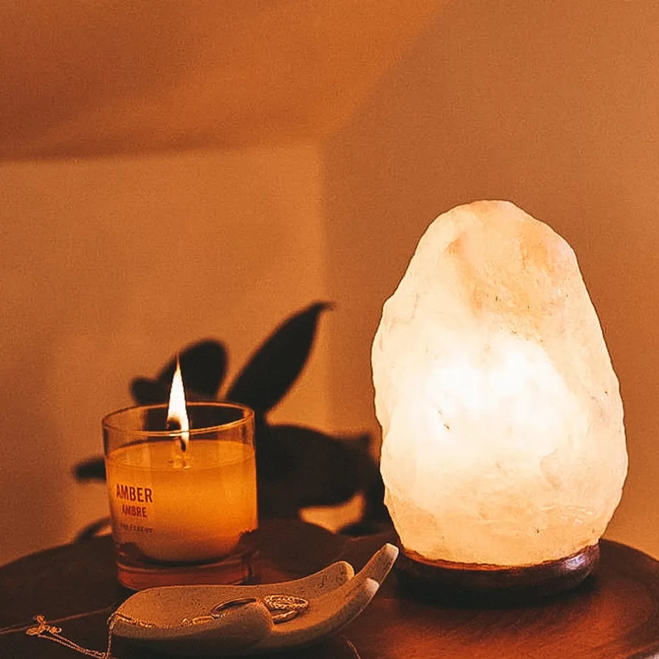 SelNature Stress | Nachtrust*Himalaya zoutlamp - Natuurvorm