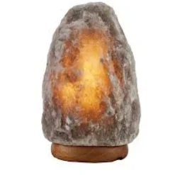 SelNature Stress | Nachtrust*Himalaya zoutlamp grijs - Natuurvorm