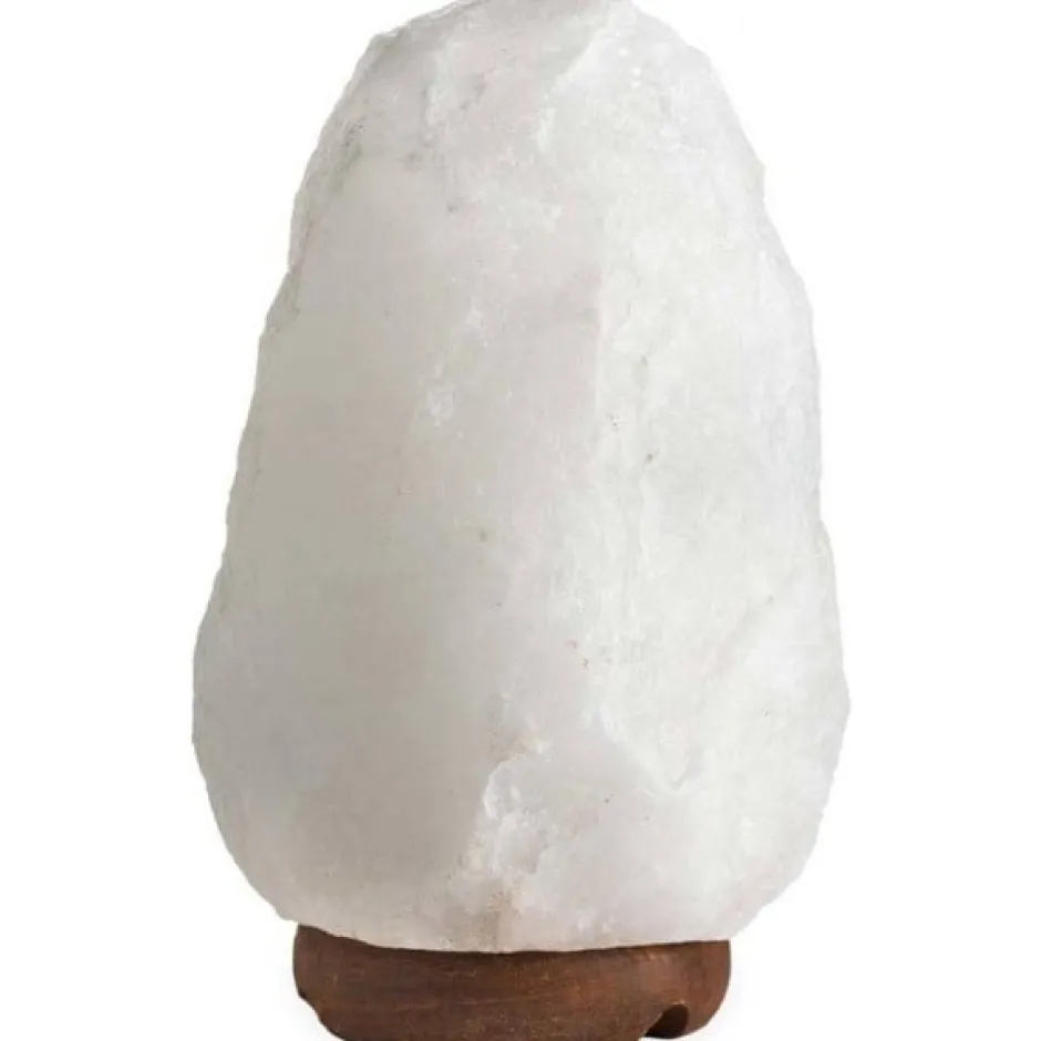 SelNature Stress | Nachtrust*Himalaya zoutlamp wit Natuurvorm