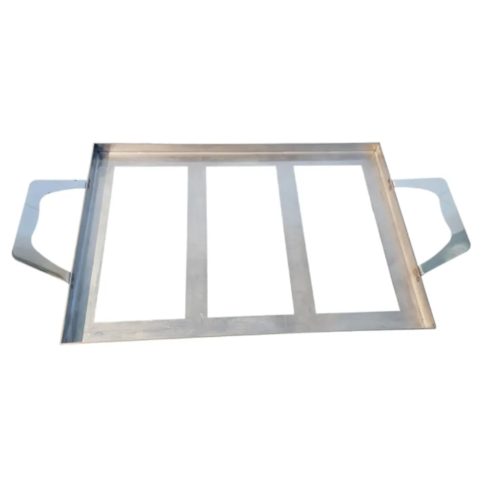 SelNature Keukenhulpjes*Himalaya Zoutsteen Grill - incl. RVS Houder - 20x30cm