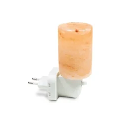 SelNature Nachtrust | Stress*Himalayazout nachtlamp voor stopcontact - Cilinder