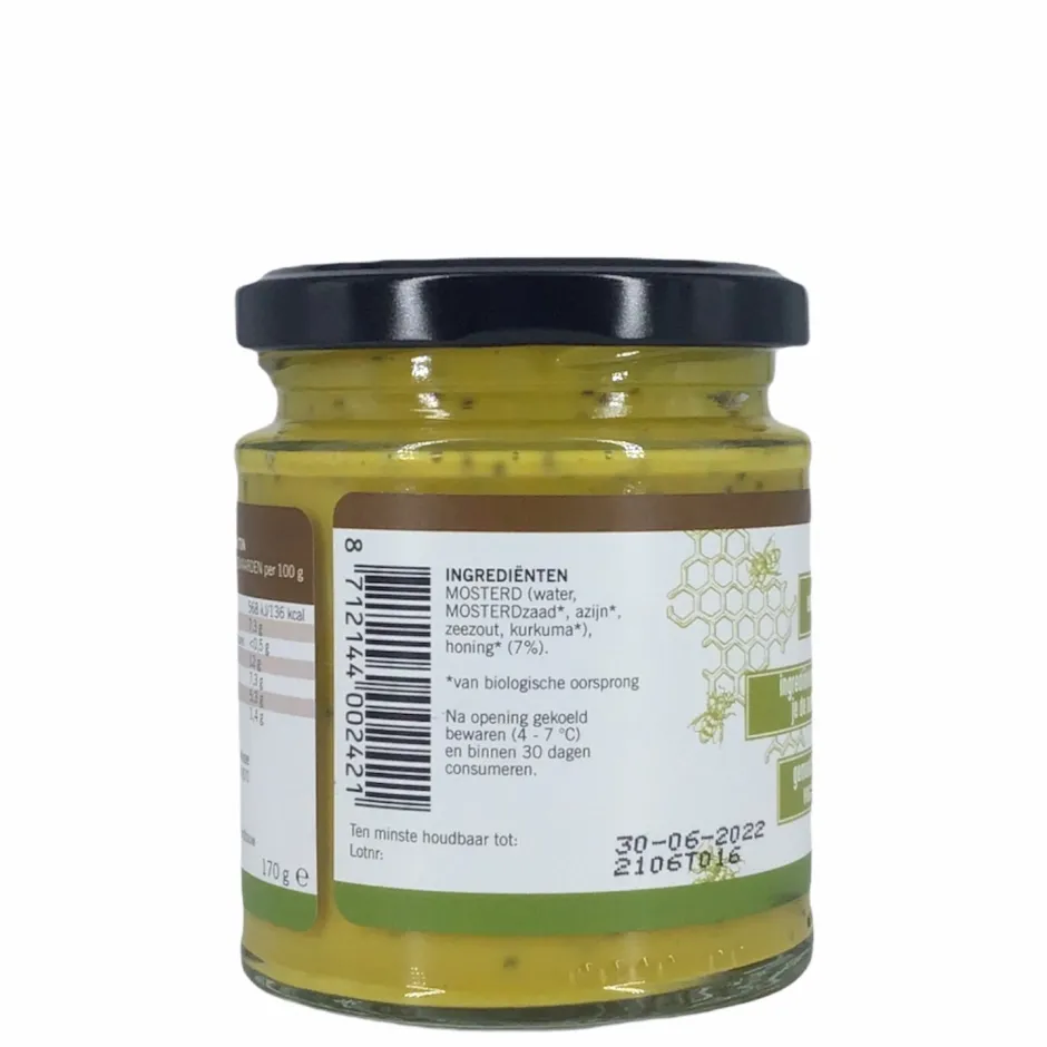 van TON Mayonaise En Mosterd*Honing Mosterd Saus 170g - BIO