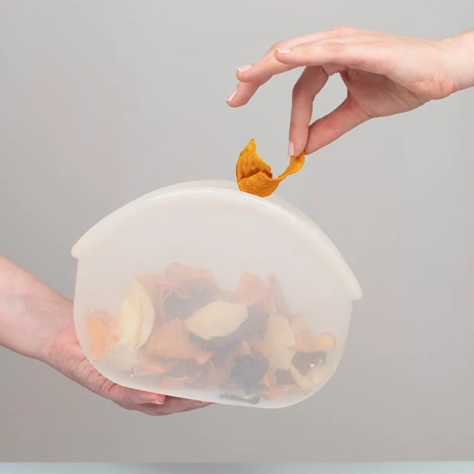 Food Huggers Siliconen Zakjes | Keukenhulpjes*Hugger Bag - Champagne Frost - 900ml