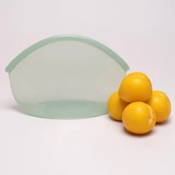 Food Huggers Siliconen Zakjes | Keukenhulpjes*Hugger Bag - Juniper Clear - 900ml