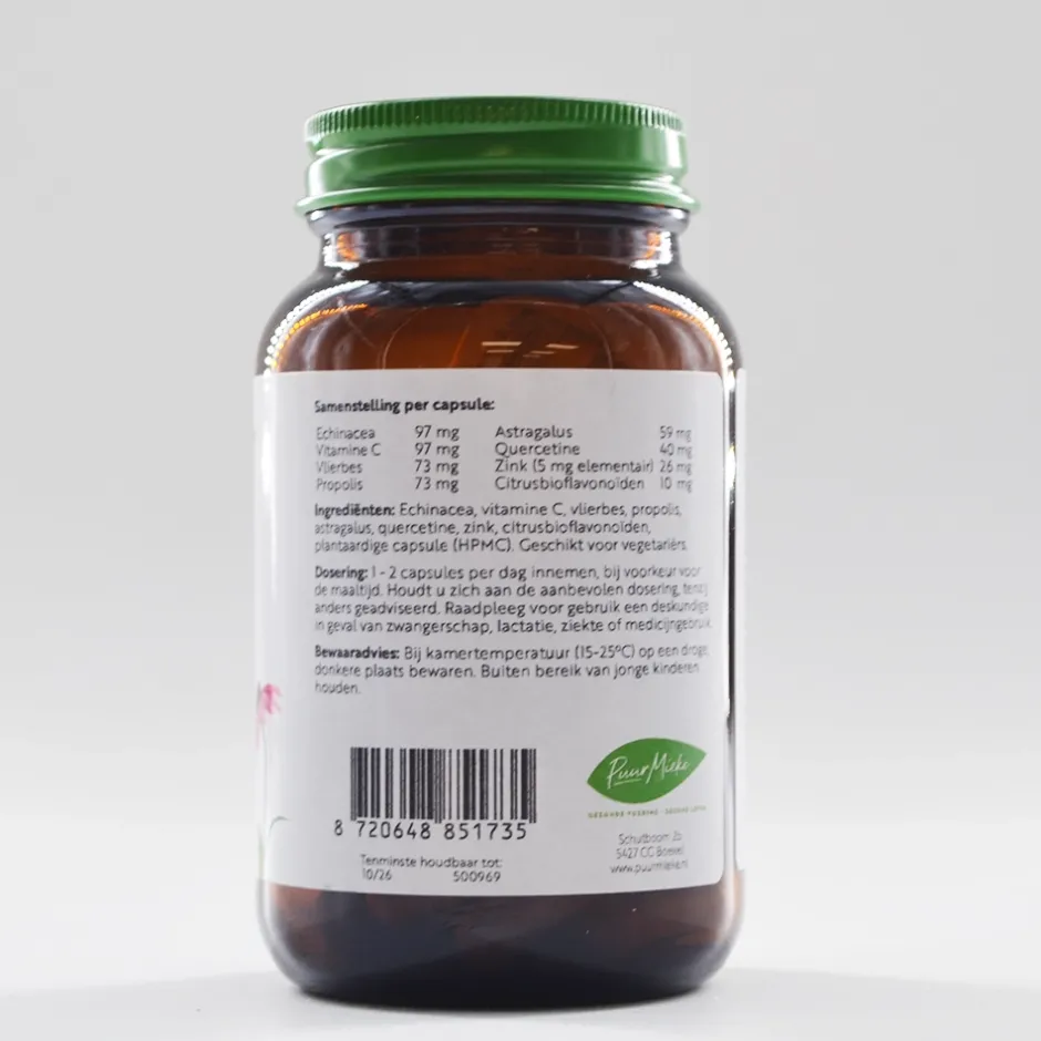 Puur Mieke Stress | Immuunsysteem*Immuun Complex - 475mg - 70 caps