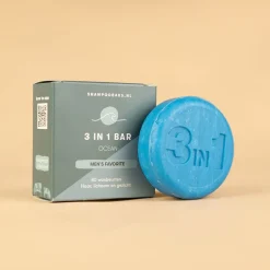 Shampoo Bars Reiniging | Haarverzorging/Shampoo En Conditioner*3-in-1 Bar - Ocean - 60g