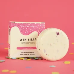 Shampoo Bars Haarverzorging/Shampoo En Conditioner | Lichaamsverzorging/Douche En Bad*2-in-1 Bar Birthday Cake - 60g