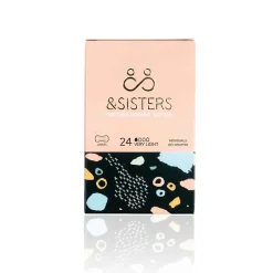 &SISTERS Intieme Verzorging/Inlegkruisjes En Maandverband | Inlegkruisjes*Inlegkruisjes 100% BIO - Ultra Light - 24 stuks