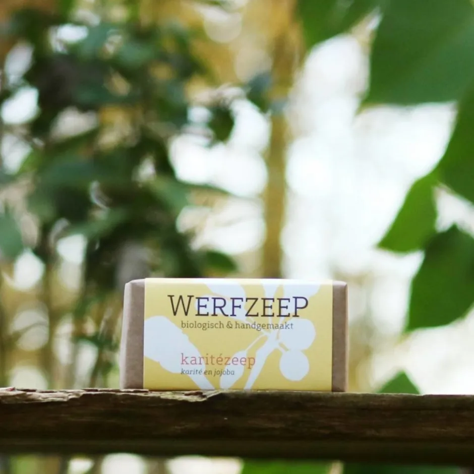 Werfzeep Reiniging | Hand- / Lichaamszeep*Karitézeep Biologische Zeep - 100gr