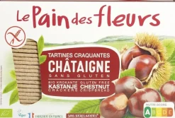 Le Pain des Fleurs Crackers En Wafels*Kastanjecrackers Voordeelverpakking - 300g - BIO