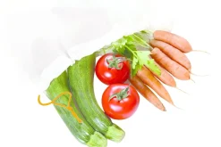 Ah! Table! Wax Wraps En Katoenen Zakjes | Bewaren En Meenemen*Katoenen zakjes voor groenten en fruit - L - 30x33cm - 5 stuks - BIO