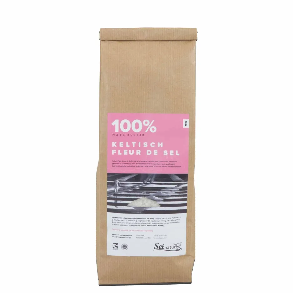 SelNature Zout | Keltisch Zeezout*Keltisch Zeezout Fleur de Sel - Fijn - 250g