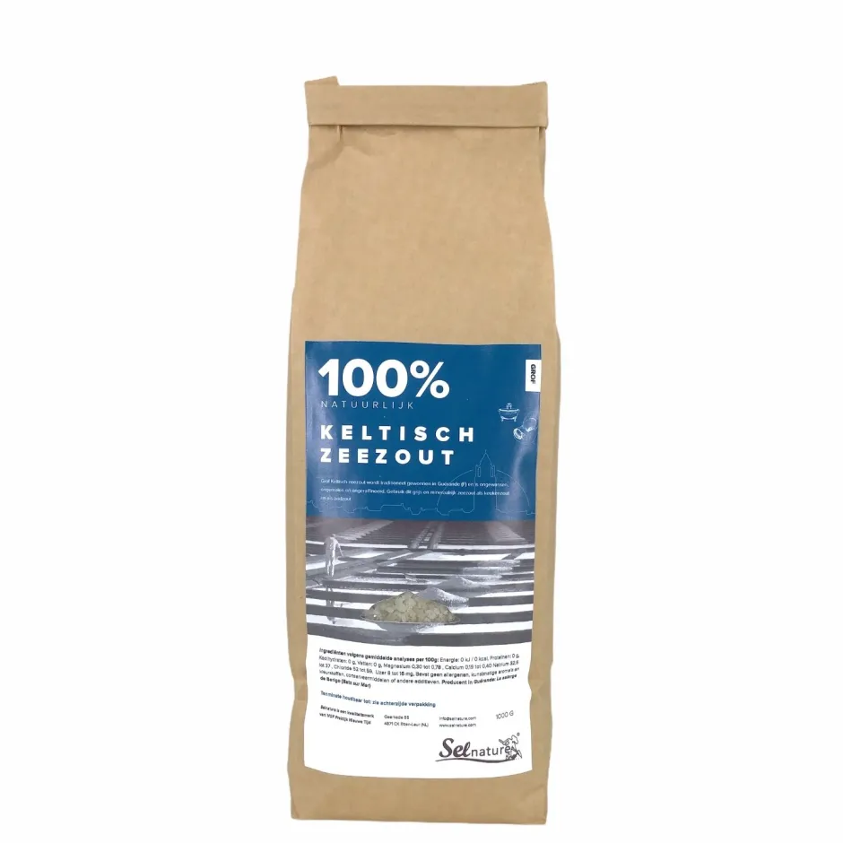 SelNature Zout | Keltisch Zeezout*Keltisch Zeezout Grof - 1kg