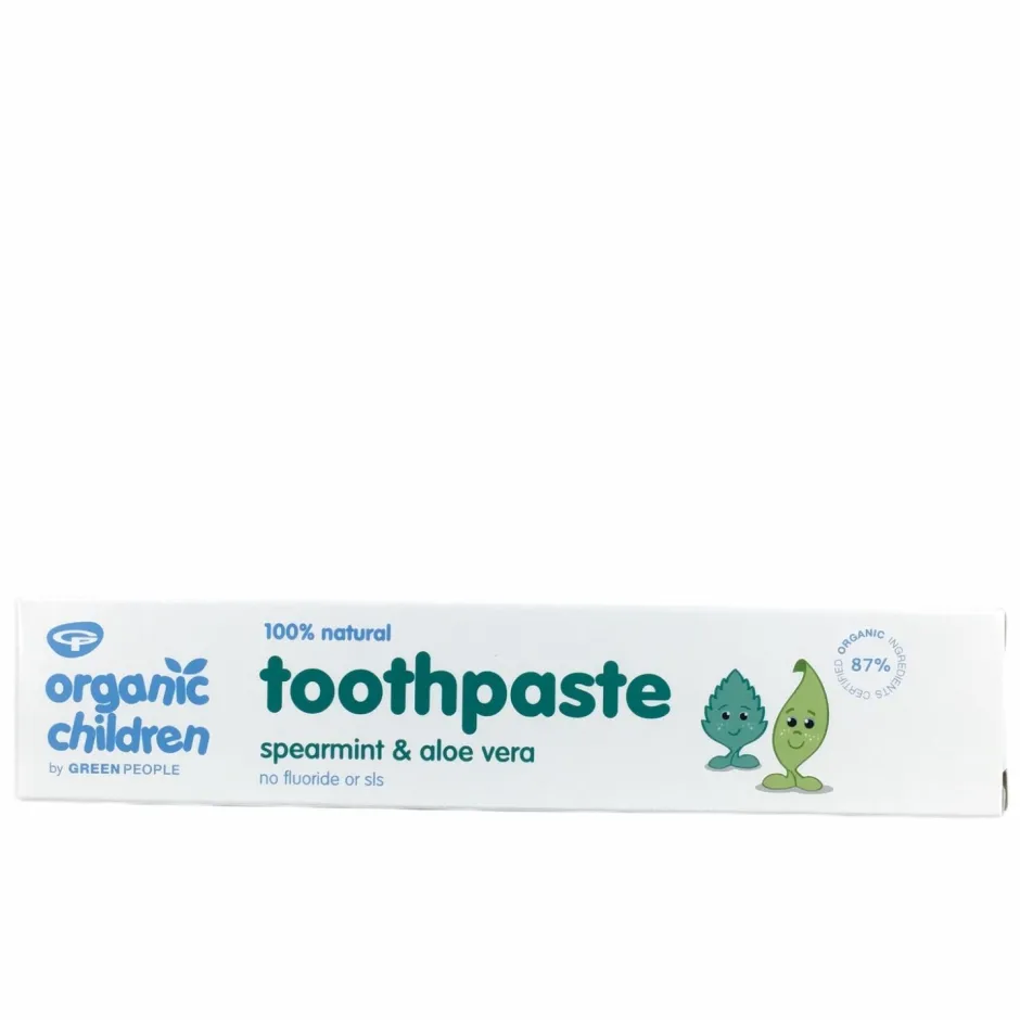 Green People Baby Verzorging | Tandpasta*Kinder Tandpasta - Spearmint & Aloe Vera - 50ml