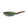 Natura Induction Koekenpan Zonder Teflon*Koekenpan 20cm met hout-look greep - VegeTek