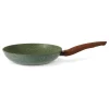 Natura Induction Koekenpan Zonder Teflon*Koekenpan 28cm met hout-look greep - VegeTek