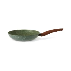 Natura Induction Koekenpan Zonder Teflon*Koekenpan 20cm met hout-look greep - VegeTek