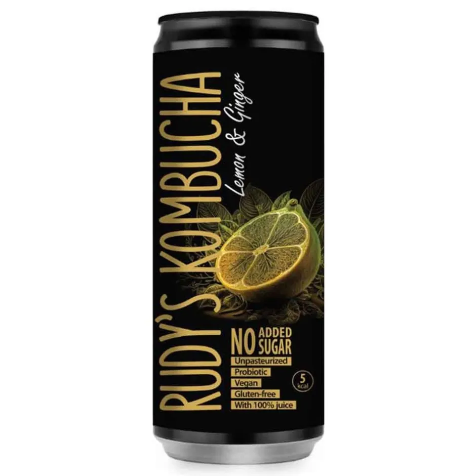 Rudy's Darmen | Kombucha*Kombucha - Citroen & Gember - 330ml