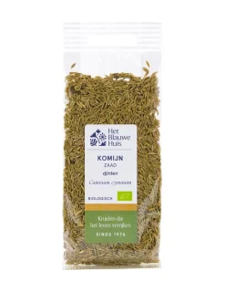 Het Blauwe Huis Kruiden & Specerijen*Komijn zaad 40g - BIO