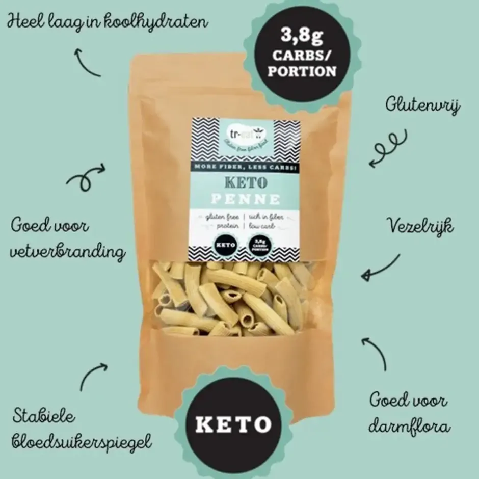 Treat Pasta, Pizza En Noodles*KPNI Keto Penne - 200g