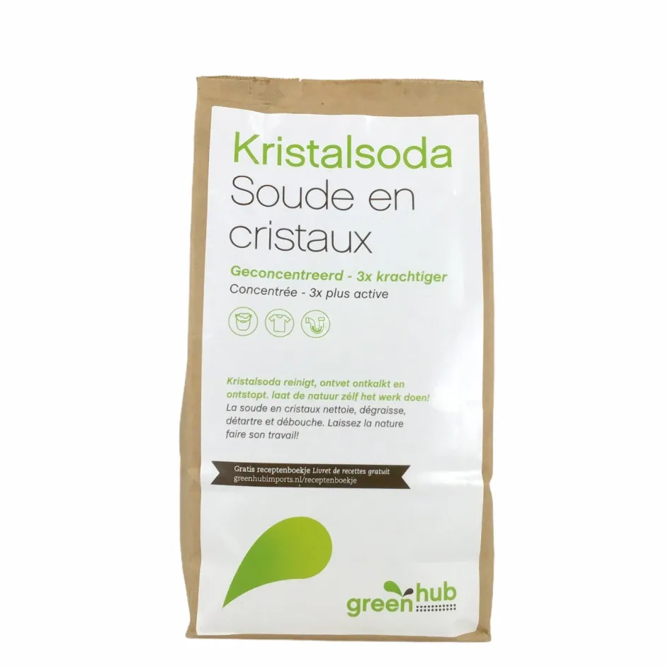 GreenHub Schoonmaakproducten | Schoonmaakproducten*Kristalsoda 3x geconcentreerd - 1kg