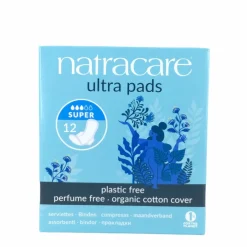 Natracare Intieme Verzorging/Inlegkruisjes En Maandverband | Maandverband*Maandverband Ultra - Super met vleugels - BIO