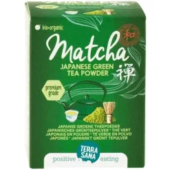 Terrasana Thee | Koffievervangers & Latte's*Matcha Groene Thee Poeder - Premium Grade - 30g - BIO