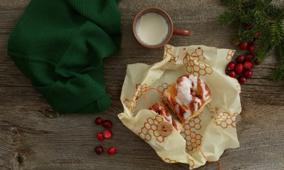 Bee's Wrap Wax Wraps En Katoenen Zakjes | Bewaren En Meenemen*Medium Wrap - 25 x 27,5 cm - Single