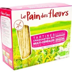 Le Pain des Fleurs Crackers En Wafels*Meergranen Crispbread - 150g - BIO