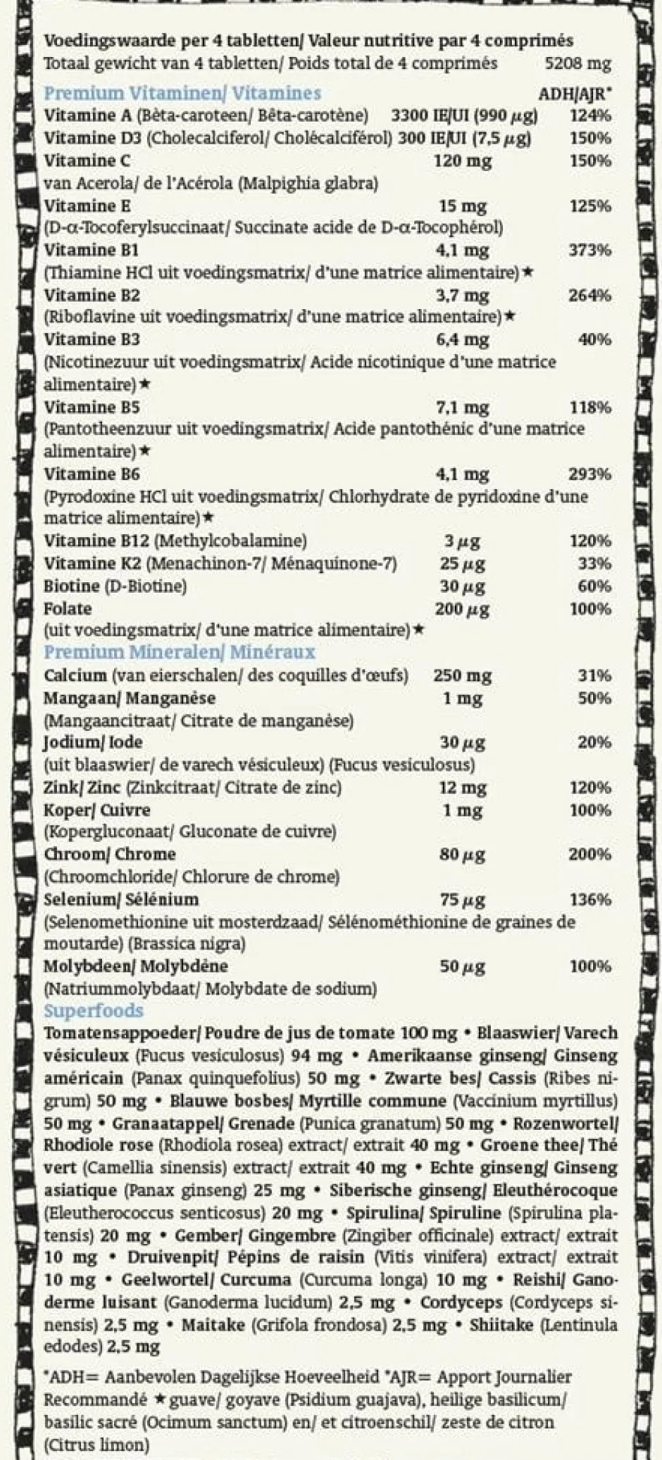 Royal Green Weerstand | Selenium*Multi Man - 60 Tabletten